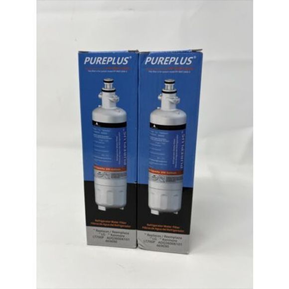 2 PURE PLUS PP-RWF1200A Replacement Refrigerator Water Filters New - Picture 1 of 1